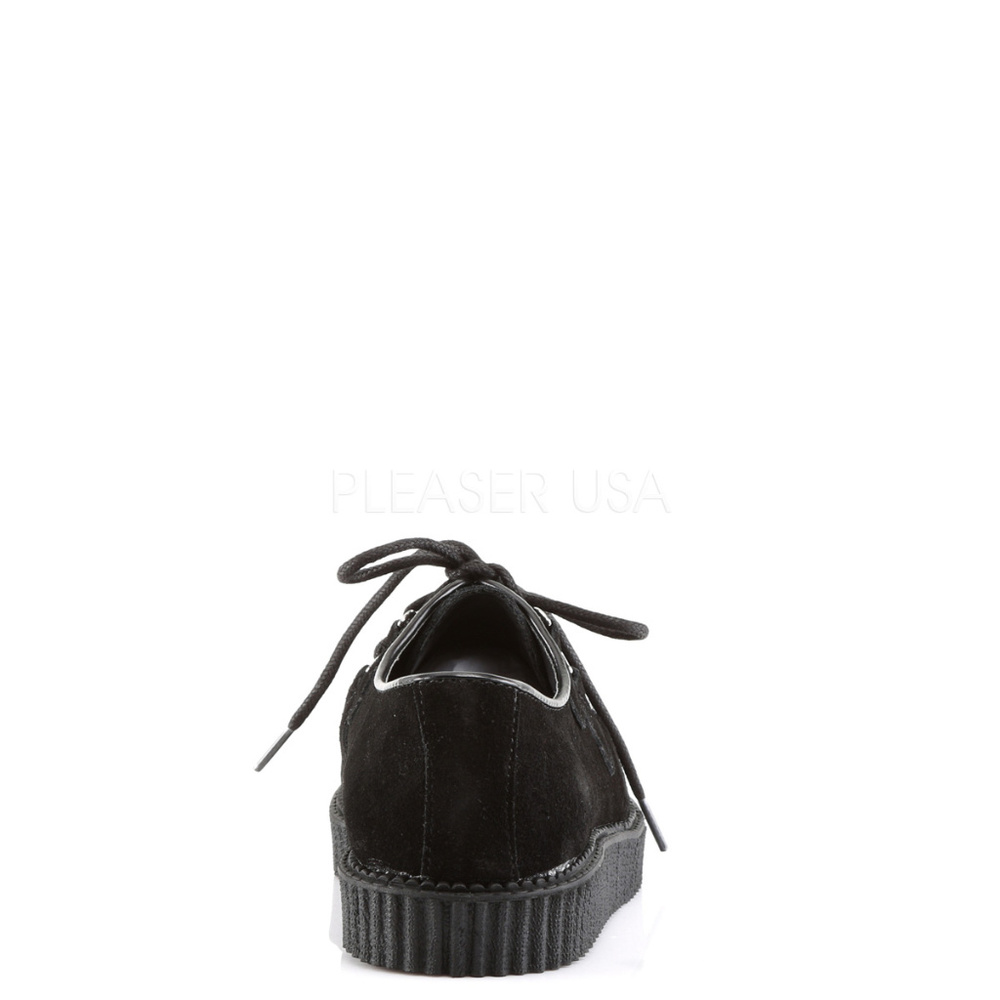 Mens Platform Lace Up Suede Creeper Shoes - Picture 4 of 5